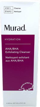 Гель для вмивання обличчя Murad Hydration Aha Bha Exfoliating Cleanser 200 мл (0767332108957)