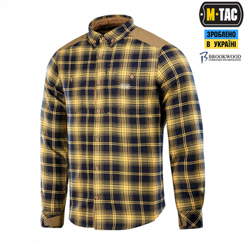M-Tac рубашка Redneck Shirt Navy Blue/Yellow S/L