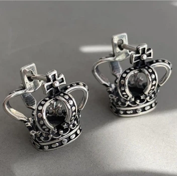 Серьги сереброl корона 3312