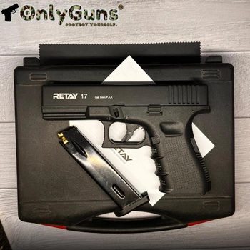 Стартовий пістолет Retay Arms Glock 17, Глок 17 під холостий патрон 9мм, Сигнальний, Шумовий