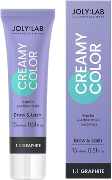 Фарба для брів і вій Joly:Lab Creamy Color 15 мл Графітова (4823109408692)