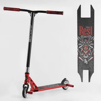 Трюковый самокат Best Scooter Spider 28536 Красный для профессионалов и новичков