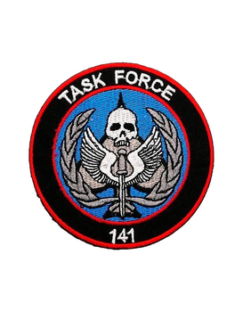 Шеврон патч " Спецпідрозділ Task force 141 військовий " на липучці велкро