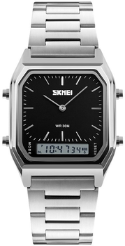 Женские часы Skmei 1220SIBK Silver-Black