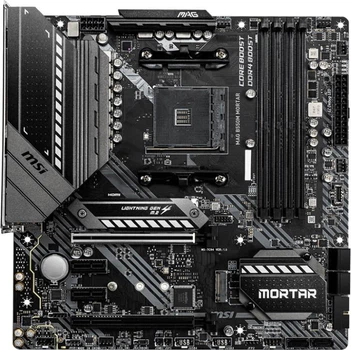 Материнська плата MSI MAG B550M Mortar (sAM4, AMD B550, MicroATX) б/в