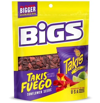 Семечки BIGS Takis Fuego со вкусом острого чили и лайма 152 г