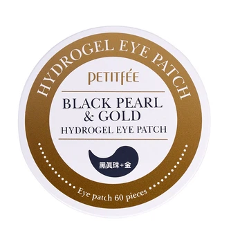 Гидрогелевые патчи для глаз Petitfee & Koelf Жемчуг-Золото Black Pearl&Gold Hydrogel Eye Patch 60 шт 8809239801820