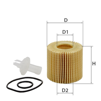 Фільтр масляний Lexus, Toyota Smartex OE18002ECO (аналог OE 685/2 / WL7472 / OX 416D1 ECO / HU 6006 z)