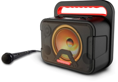 System głośników karaoke Motorola SONIC MAXX 810 FM Radio TWS Bluetooth Czarna (5012786042698)
