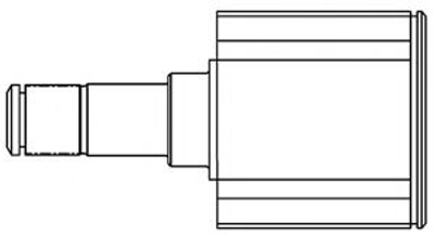 Комплект шарнірів, приводний вал GSP 610038 GSP GSP (610038)