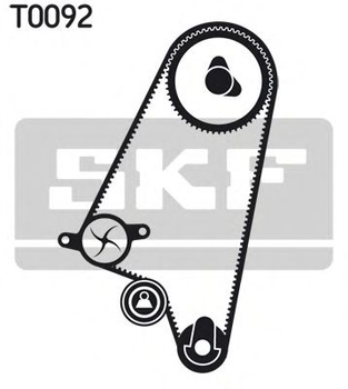 Водяной насос + зубчатый ремень SKF VKMC 05121 SKF (VKMC05121)