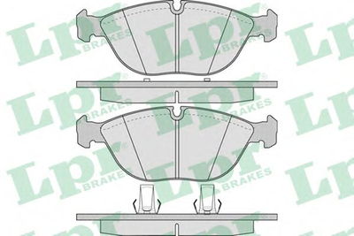 Комплект тормозных накладок, дисковый тормоз LPRLPR05P881 LPR (05P881)