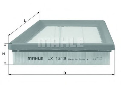 Фільтр повітря Knecht LX1813 MAHLE (LX1813)