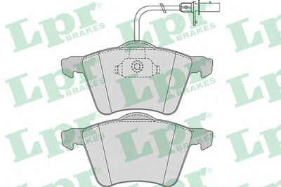 Комплект тормозных накладок, дисковый тормоз LPRLPR05P975 LPR (05P975)