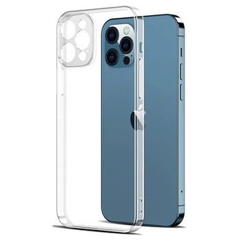 Прозрачный силиконовый чехол накладка Oucase для iPhone 15 Pro, Transparent