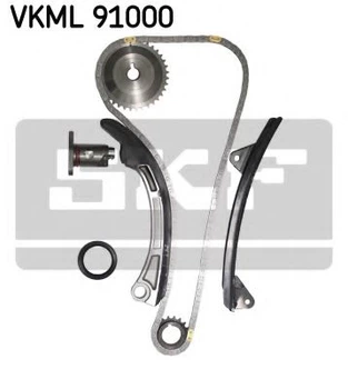 Комплект приводной цепи Toyota 1,4-1,8 16V (выр-во SKF) SKF (VKML91000)