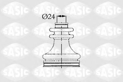 Комплект пилозахисний, приводний вал SASIC SAS4003425 Sasic (4003425)