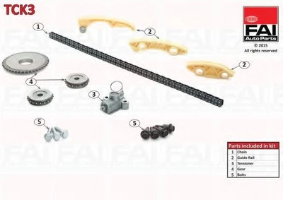 Комплект цепи привода распределительного вала FAI Auto Parts (TCK3)