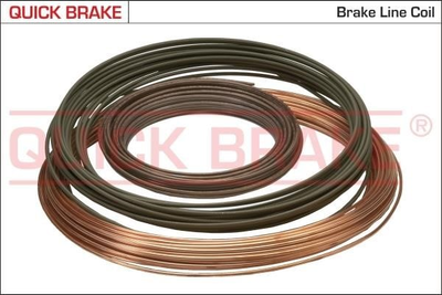 0181 ST RING QUICK BRAKE Трубка тормозная 5m (3/16'') 4,75mm/Сталь Quick Brake (0181STRING)