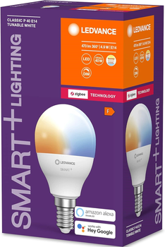 Розумна лампочка Ledvance Smart+ Mini-Ball E14 Turnable White (4058075485174)
