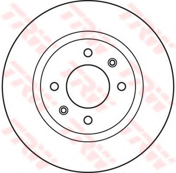 Тормозной диск TRWDF6116 TRW (DF6116)