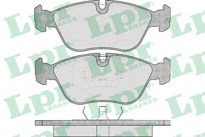 Комплект тормозных накладок, дисковый тормоз LPRLPR05P436 LPR (05P436)