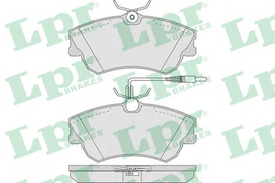 Комплект тормозных накладок, дисковый тормоз LPRLPR05P750 LPR (05P750)