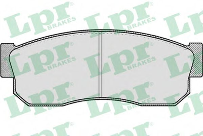 Комплект тормозных накладок, дисковый тормоз LPRLPR05P185 LPR (05P185)