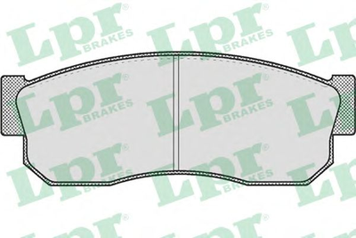 Комплект тормозных накладок, дисковый тормоз LPRLPR05P185 LPR (05P185)