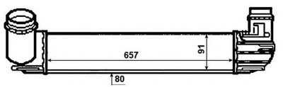 Охладитель наддувочного воздуха NRF 30481 NRF (30481)