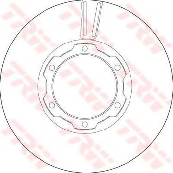 Тормозной диск TRWDF4145S TRW (DF4145S)