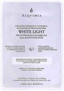 Маска для обличчя Alqvimia Essentially Beautiful White Light Ansiktsmask 1 шт (8420471013088)