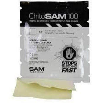 Кровоостанавливающая Салфетка Chito SAM 100 (10см*10см)
