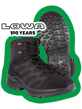 Ботинки тактические Lowa innox pro gtx mid tf black (черный) UK 8/EU 42