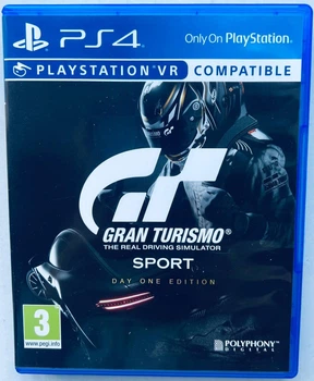 Gran Turismo Sport Day One Edition, Б/У, русские субтитры - диск для PlayStation 4