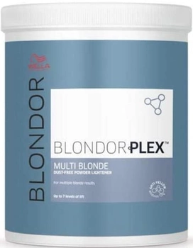 Puder rozjaśniający do włosów Wella Professionals Blondor Plex Multi Blonde in Pulverform 800 g (3614229710182/4064666212579)