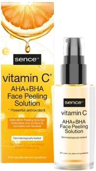 Serum do twarzy Sence Vitamin C AHA+BHA Face Peeling Solution 30 ml (8720604310528)