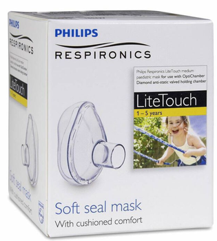 Ингаляционная маска Philips Respironics LiteTouch Diamond для детей (8470001635679)