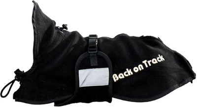 Флісове пальто Back on Track Coat with fleece XS 37 см Black (7340041110942)