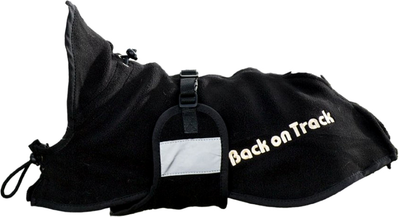 Płaszcz polarowy Back on Track Coat with fleece S 40 cm Black (7340041110959)