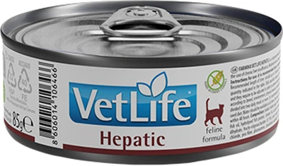 Влажный корм для кошек Farmina Vet Life Hepatic при хронической печеночной недостаточности 85 г (8606014106466)
