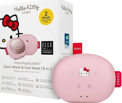 Masażer do twarzy Geske Sonic Warm & Cool 8in1 Hello Kitty Pink (HK000056PI01)