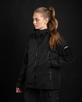 Женская куртка ветровка BEZET Кентавр черный - L
