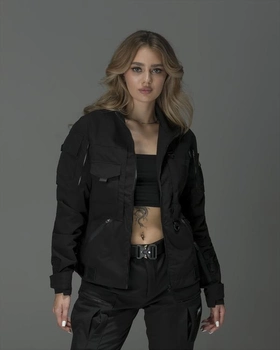 Жічноча куртка BEZET Блокпост чорний - XL