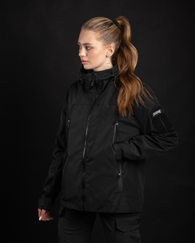 Жіноча куртка вітровка BEZET Кентавр чорний - XL