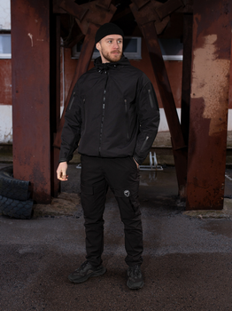 Куртка вітровка BEZET STALKER чорний - XS