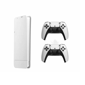 Игровая консоль MI5 Plus к телевизору 64Gb 20000+ игр Pro 4K Game Stick 3D HD стик приставка с двумя беспроводными джойстиками