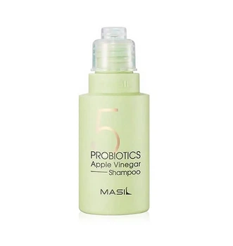 Безсульфатный мягкий шампунь Masil с пробиотиками и яблочным уксусом 5 Probiotics Apple Vinegar Shampoo 50 мл 8809744061467