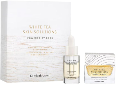 Набір для догляду за обличчям Elizabeth Arden White Tea Skin Solutions Двофазна олія-сироватка 15 мл + Регенерувальний крем мікро-гель 50 мл (85805193959)