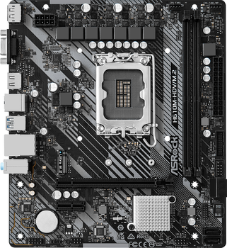 Материнская плата ASRock H610M-HDV/M.2 R2.0 (s1700, Intel H610, PCI-Ex16) (4710483939860)